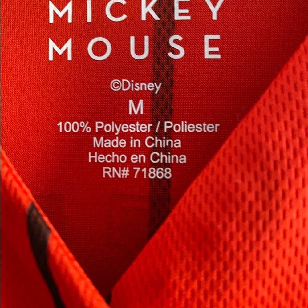 Disney Red and Black Mickey Mouse Jersey - Picture 3 of 4